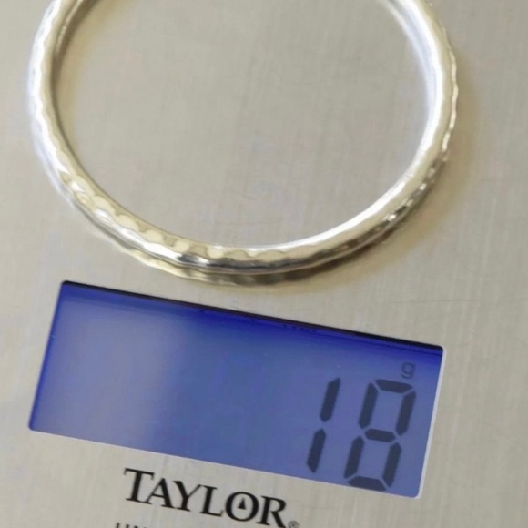 Silpada Hammered Sterling Silver Bangle Bracelet B1482 - Picture 16 of 16